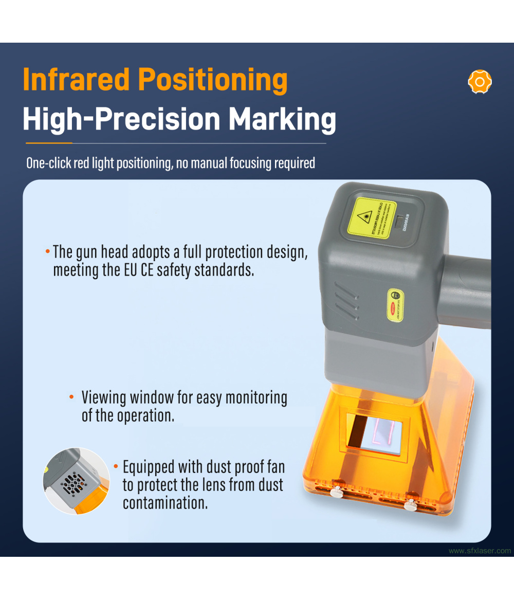 SFX 60W Portable Laser Marking Machine Handheld Fiber Laser Engraver Metal and Non-metal Marking SFX 60W Portable Laser Marking Machine Handheld Fiber Laser Engraver Metal and Non-metal Marking